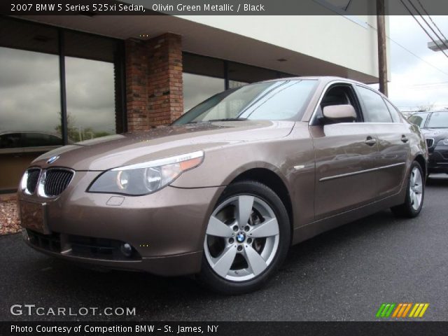 2007 BMW 5 Series 525xi Sedan in Olivin Green Metallic