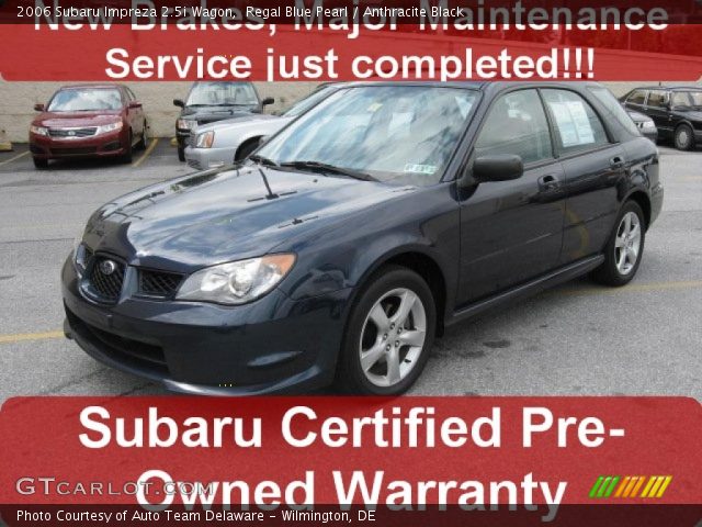 2006 Subaru Impreza 2.5i Wagon in Regal Blue Pearl