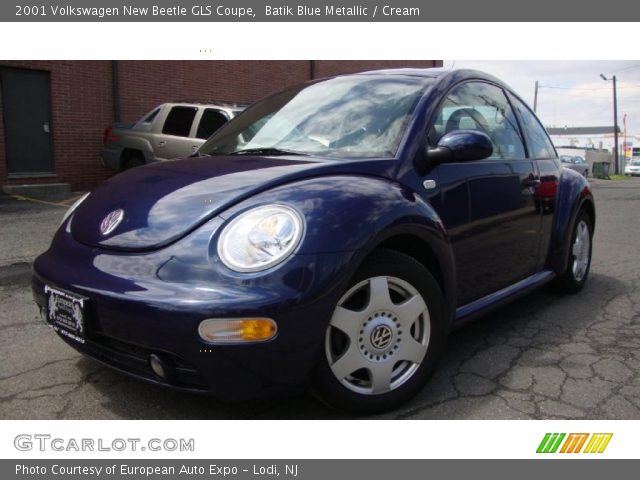 2001 Volkswagen New Beetle GLS Coupe in Batik Blue Metallic