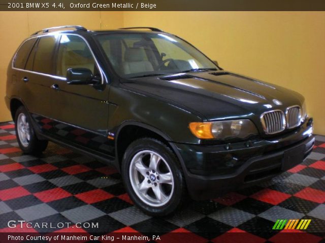 2001 BMW X5 4.4i in Oxford Green Metallic