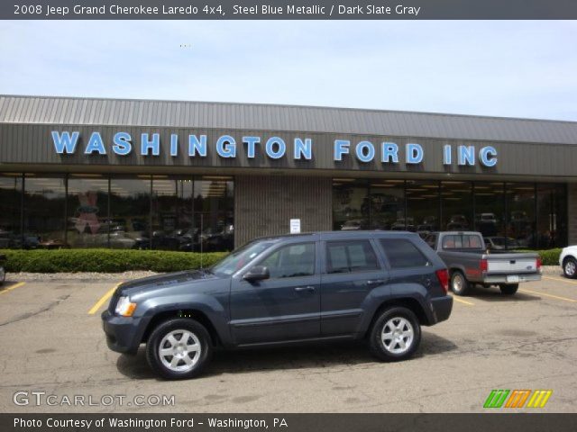 2008 Jeep Grand Cherokee Laredo 4x4 in Steel Blue Metallic