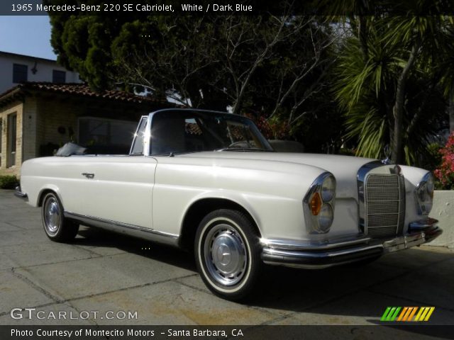 1965 Mercedes-Benz 220 SE Cabriolet in White