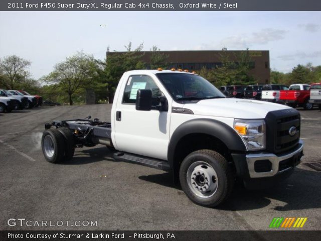 2011 Ford F450 Super Duty XL Regular Cab 4x4 Chassis in Oxford White