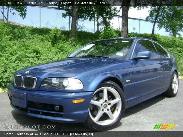 2002 BMW 3 Series 325i Coupe in Topaz Blue Metallic
