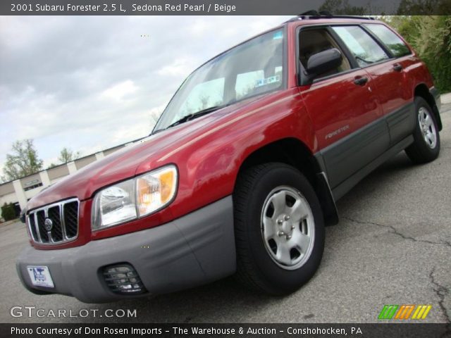 2001 Subaru Forester 2.5 L in Sedona Red Pearl