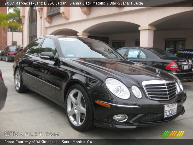 2007 Mercedes-Benz E 350 Sedan in Sienna Black Metallic