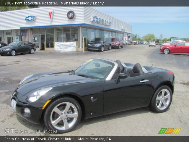 2007 Pontiac Solstice Roadster in Mysterious Black