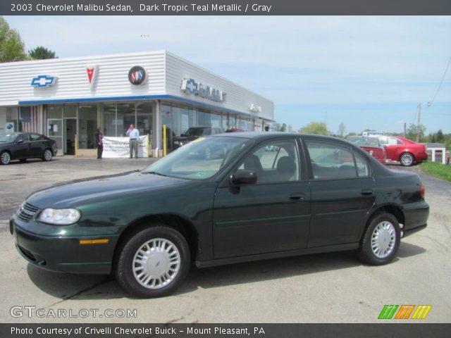 2003 Chevrolet Malibu Sedan in Dark Tropic Teal Metallic