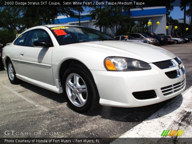 2003 Dodge Stratus SXT Coupe in Satin White Pearl