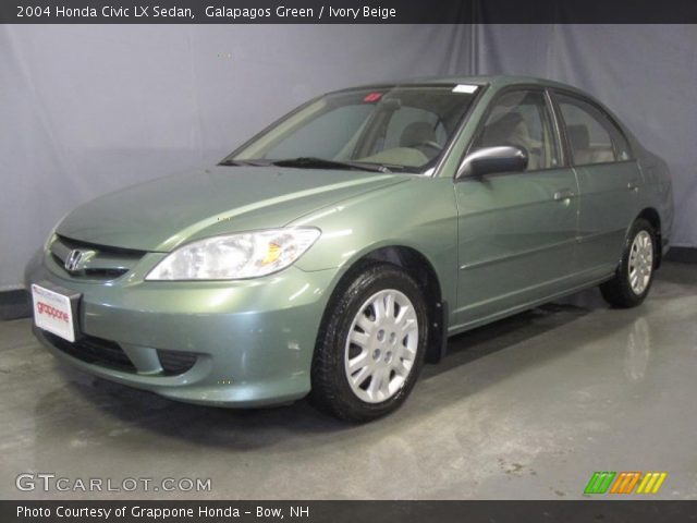 2004 Honda Civic LX Sedan in Galapagos Green