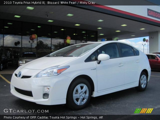 2010 Toyota Prius Hybrid III in Blizzard White Pearl