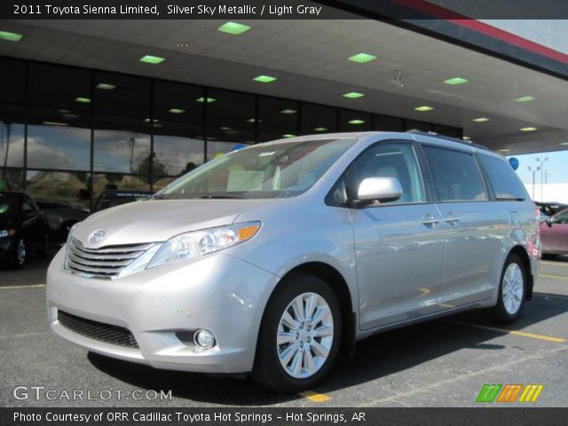 2011 Toyota Sienna Limited in Silver Sky Metallic