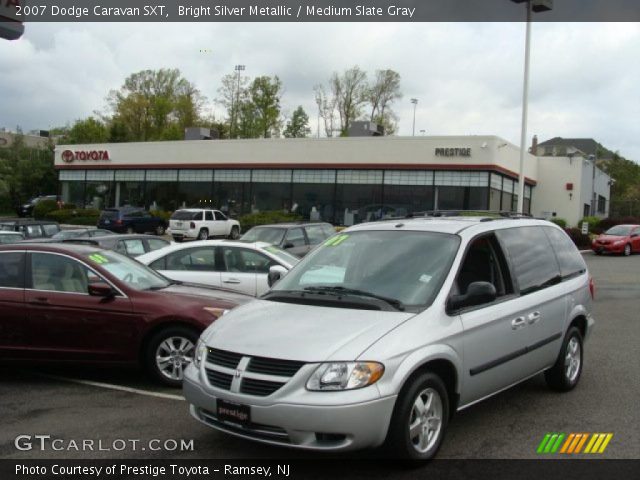 2007 Dodge Caravan SXT in Bright Silver Metallic