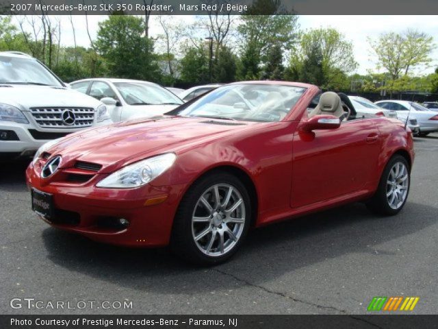 2007 Mercedes-Benz SLK 350 Roadster in Mars Red