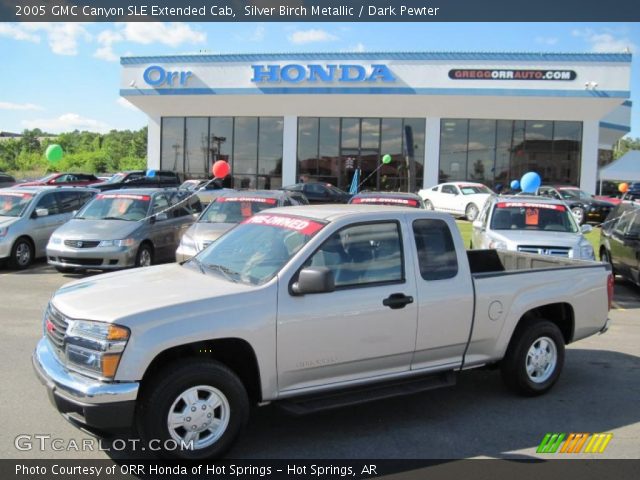 2005 GMC Canyon SLE Extended Cab in Silver Birch Metallic