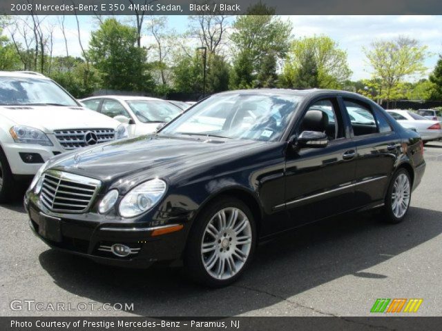 2008 Mercedes-Benz E 350 4Matic Sedan in Black