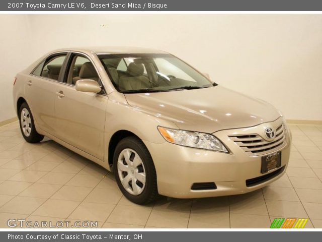 2007 Toyota Camry LE V6 in Desert Sand Mica