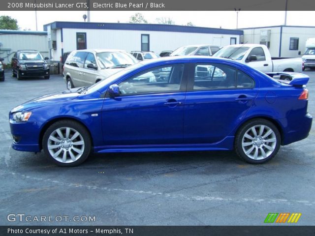 2008 Mitsubishi Lancer GTS in Electric Blue Pearl