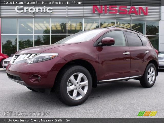2010 Nissan Murano SL in Merlot Red Metallic