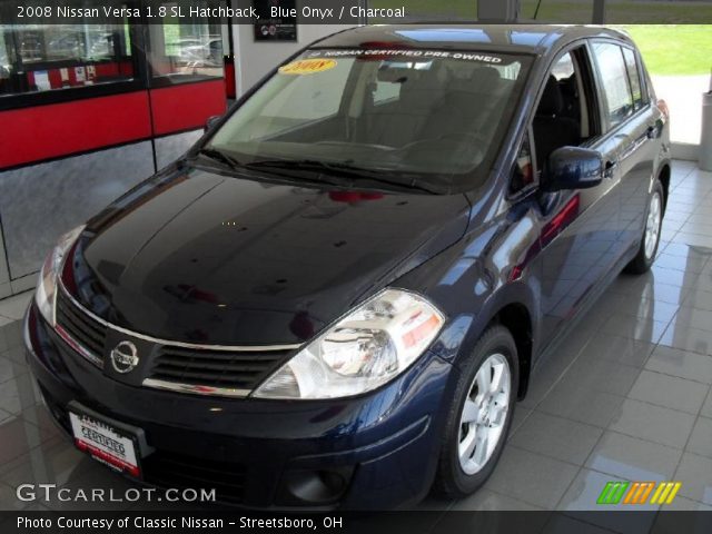 2008 Nissan Versa 1.8 SL Hatchback in Blue Onyx