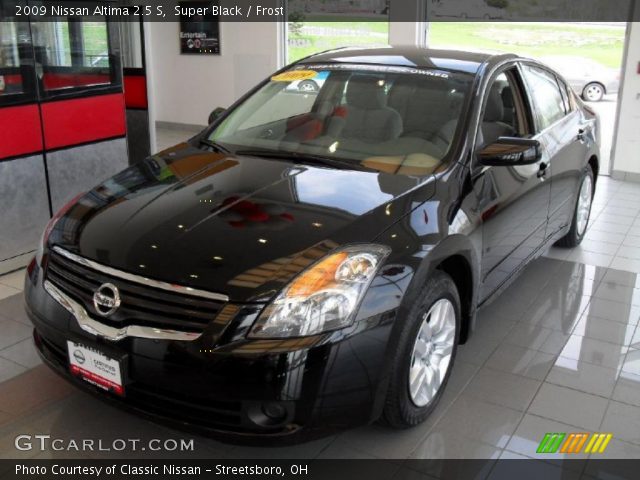 2009 Nissan Altima 2.5 S in Super Black