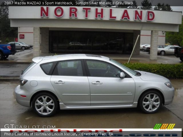2007 Mazda MAZDA3 s Sport Hatchback in Sunlight Silver Metallic