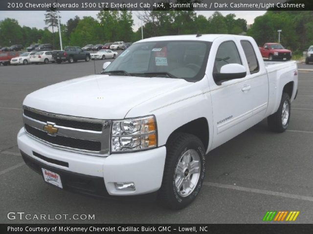 2010 Chevrolet Silverado 1500 LTZ Extended Cab 4x4 in Summit White