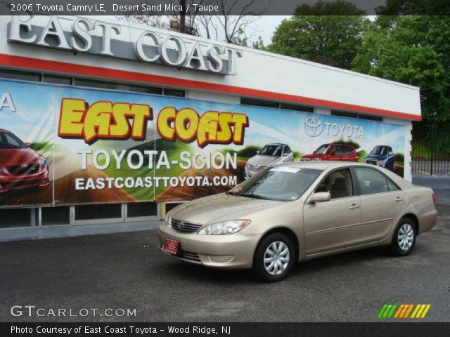 2006 Toyota Camry LE in Desert Sand Mica