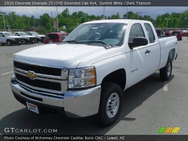 2010 Chevrolet Silverado 2500HD Extended Cab 4x4 in Summit White