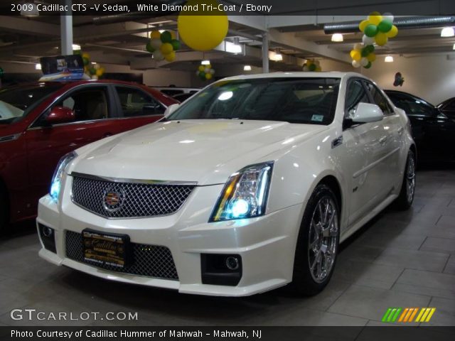 2009 Cadillac CTS -V Sedan in White Diamond Tri-Coat