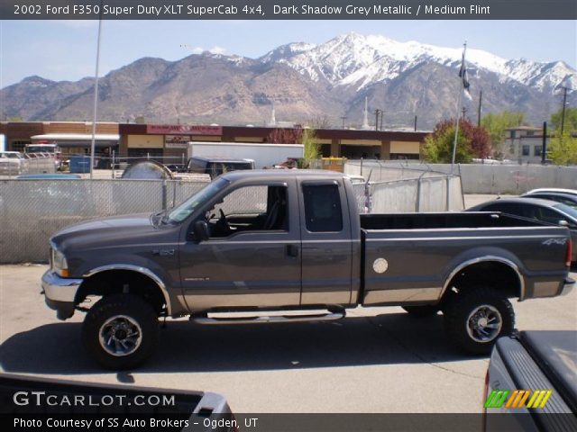 2002 Ford F350 Super Duty XLT SuperCab 4x4 in Dark Shadow Grey Metallic