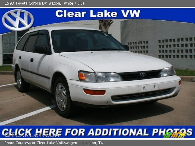 1993 Toyota Corolla DX Wagon in White