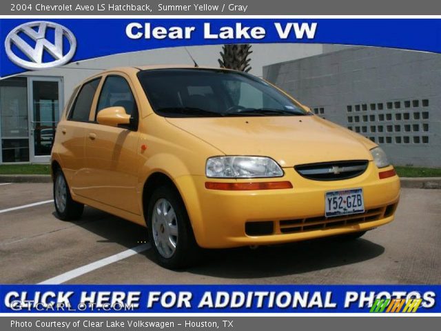 2004 Chevrolet Aveo LS Hatchback in Summer Yellow