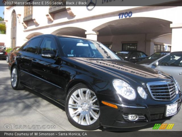 2007 Mercedes-Benz E 350 Sedan in Black