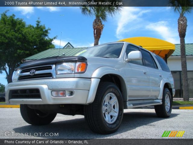 2000 Toyota 4Runner Limited 4x4 in Millennium Silver Metallic