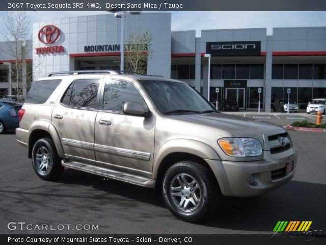 2007 Toyota Sequoia SR5 4WD in Desert Sand Mica