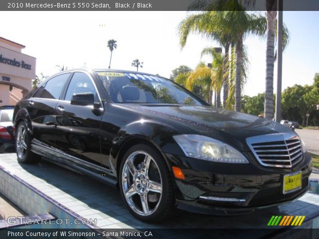 2010 Mercedes-Benz S 550 Sedan in Black