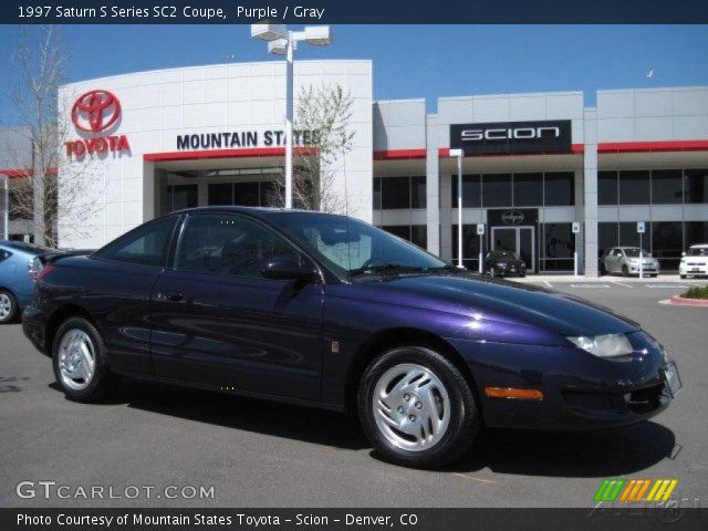 1997 Saturn S Series SC2 Coupe in Purple
