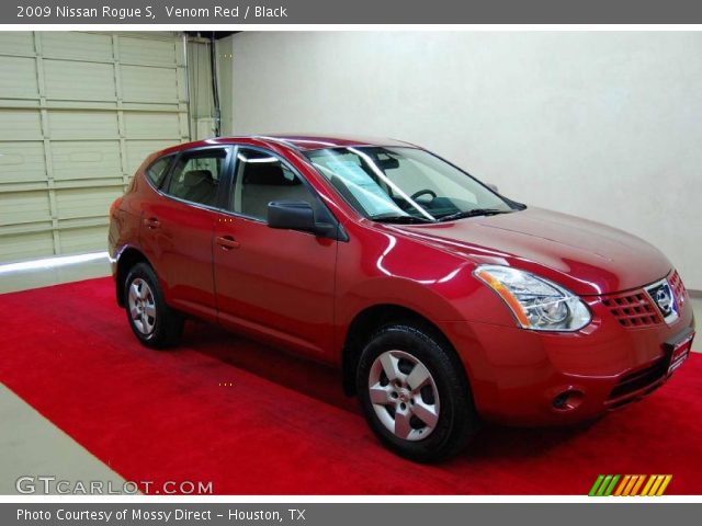 2009 Nissan Rogue S in Venom Red