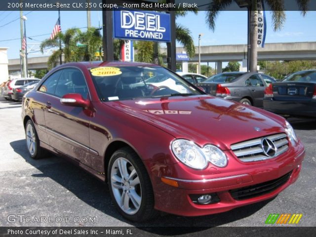 2006 Mercedes-Benz CLK 350 Coupe in Storm Red Metallic