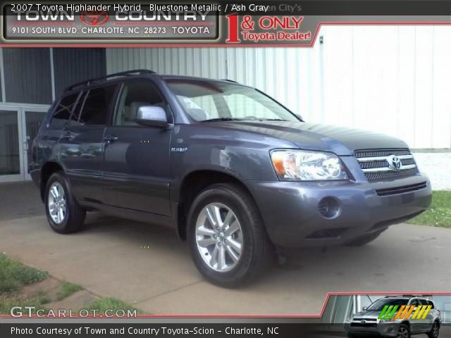 2007 Toyota Highlander Hybrid in Bluestone Metallic