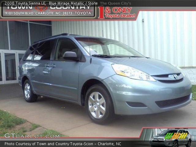 2008 Toyota Sienna LE in Blue Mirage Metallic