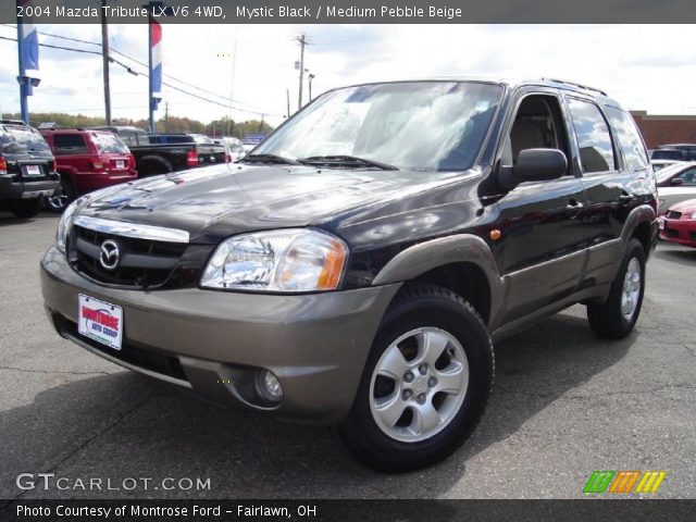 2004 Mazda Tribute LX V6 4WD in Mystic Black