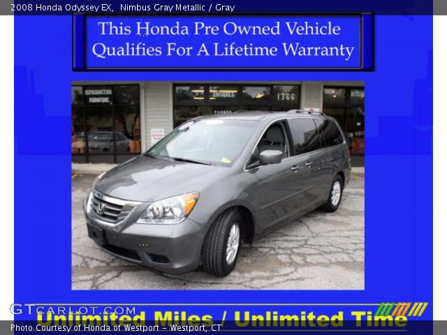 2008 Honda Odyssey EX in Nimbus Gray Metallic