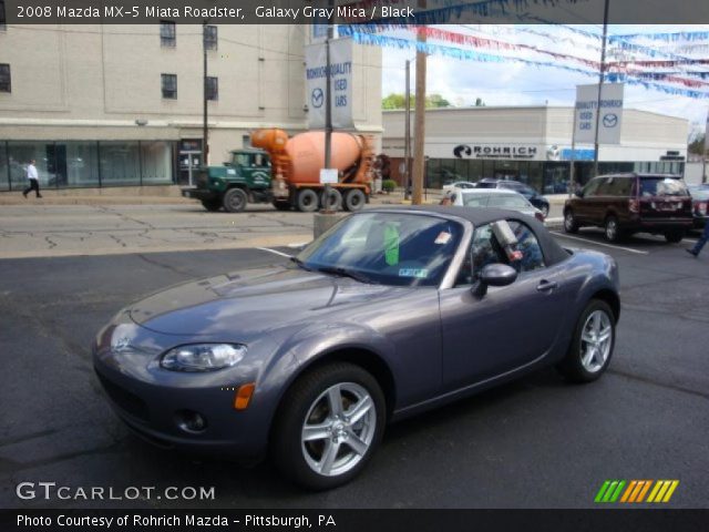 2008 Mazda MX-5 Miata Roadster in Galaxy Gray Mica