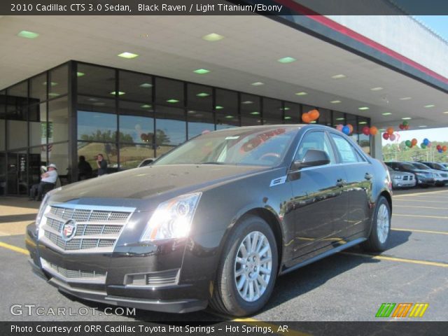 2010 Cadillac CTS 3.0 Sedan in Black Raven