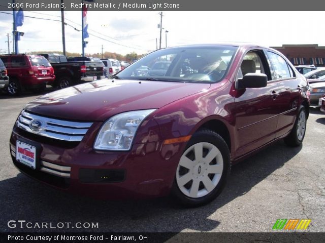 2006 Ford Fusion S in Redfire Metallic