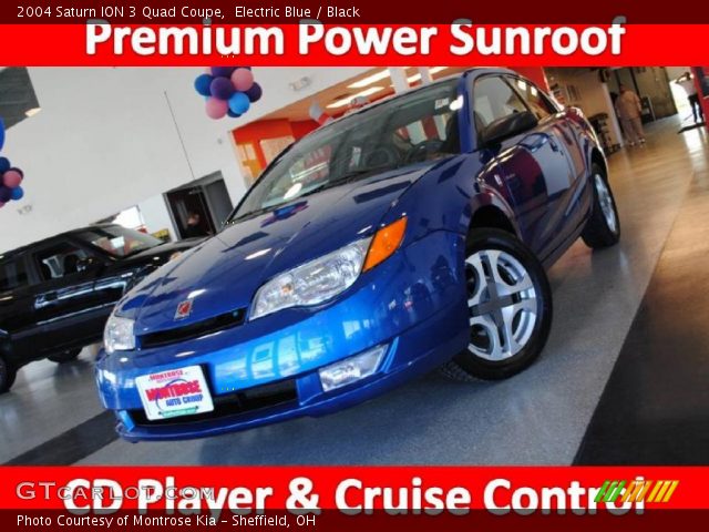 2004 Saturn ION 3 Quad Coupe in Electric Blue