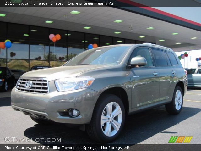 2010 Toyota Highlander Limited in Cypress Green Pearl