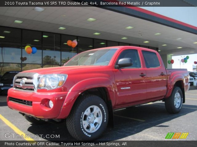 2010 Toyota Tacoma V6 SR5 TRD Double Cab 4x4 in Barcelona Red Metallic
